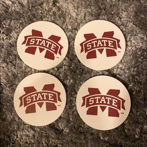Stone Mississippi State coasters